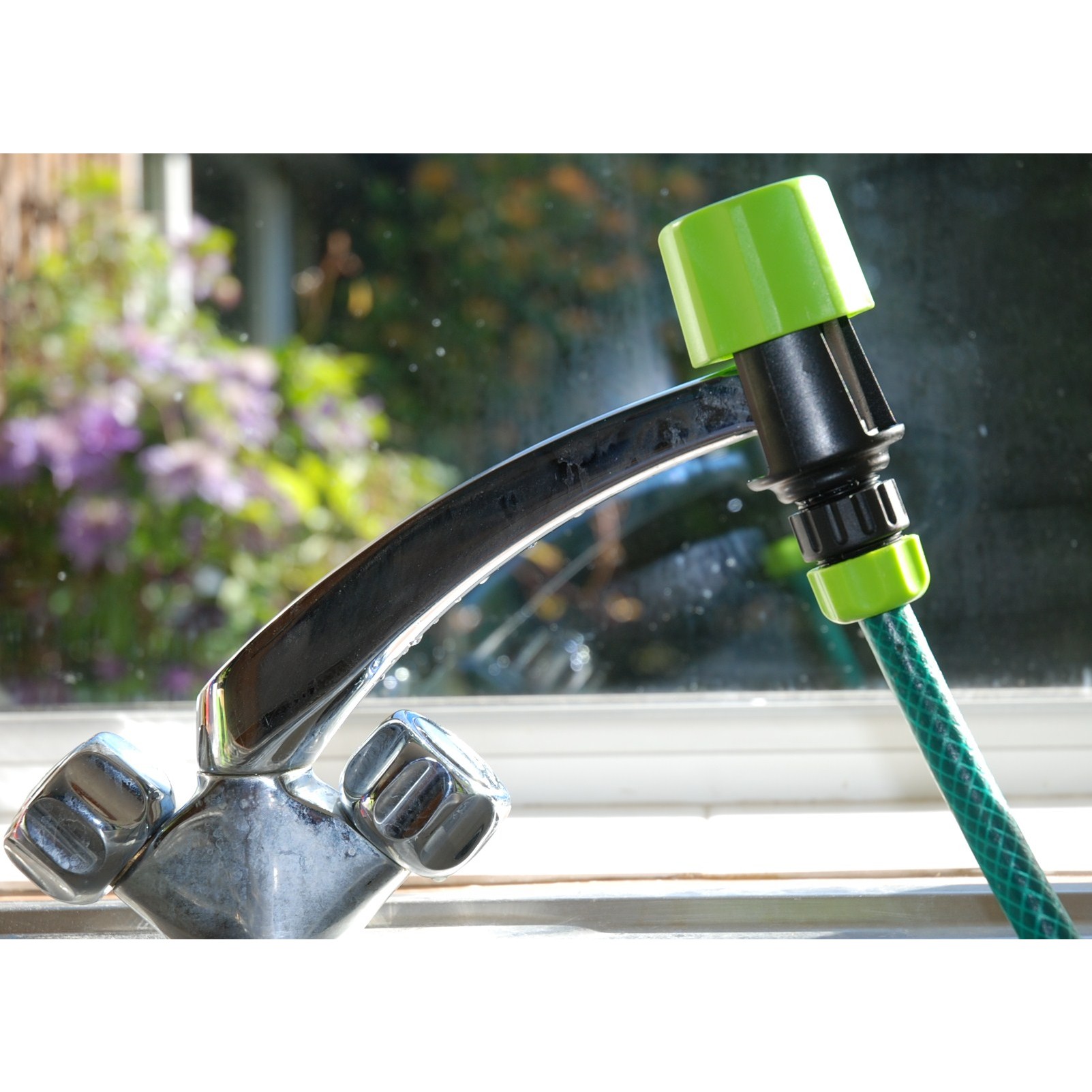 Toolzone Kitchen Mixer Tap Hose Connector, Toolzone Gd156 Indoor Kitchen Mixer Tap Garden Hose Pipe Connector