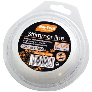 Am-Tech Strimmer Line 1.25mm x 15m