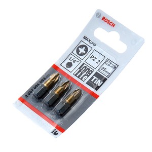 Bosch Bosch Screwdriver Bits Pozi 2 Maxgrip