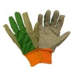 Green Jem Mens Polka Dot Gloves