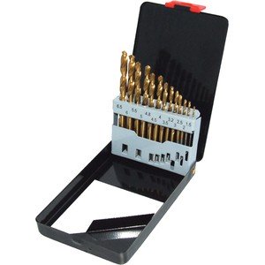 Toolzone 13pc Titanium Coated HSS Drill Bit Set