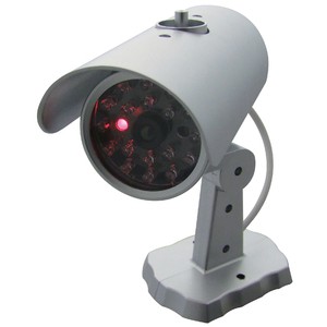 Am-Tech Dummy Security Camera With Flashing LED