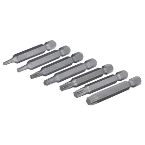 Rolson 8pc 50mm Star Bit Set