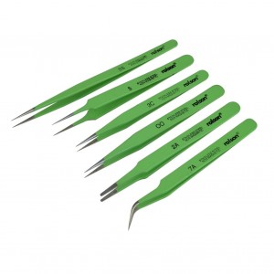 Rolson 6pc Epoxy Coated Tweezers