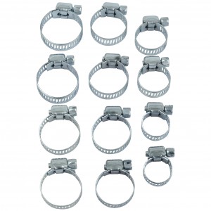 Rolson 12pc Hose Clamp Assortment