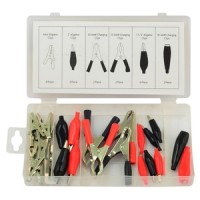 Rolson 24pc Electrical Clip Assortment