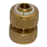 Green Jem Hose End - Brass Hose Repair Connector