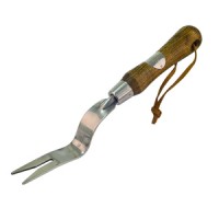 Rolson Stainless Steel Hand Weeder with Ash Handle