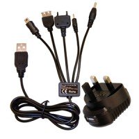 Rolson 5 in 1 Multi Phone and USB Charger
