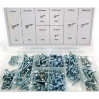 Toolzone 200pc Hex Head Drill Screws