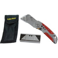 Am-Tech Stainless Steel Folding Lock-Back Utility Knife