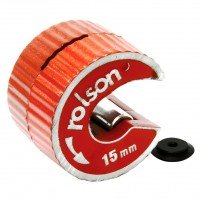 Rolson 15mm  Pipeslice - Copper Pipe Cutter with Spare Blade
