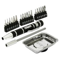 Rolson 20pc Precision Screwdriver Set with Magnetic Tray