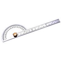 Rolson Stainless Steel Protractor 