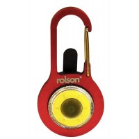 Rolson COB Light Carabiner Key Ring