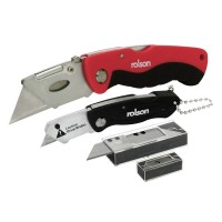 Rolson 2pc Knife Set With Spare Blades