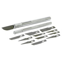 Rolson 14pc Twist and Load Hobby Knife Set