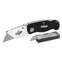 Rolson Folding Lock Back Knife With Spare Blades