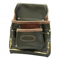 Rolson Professional Nail & Tool Pouch Oiled Top Grain Leather