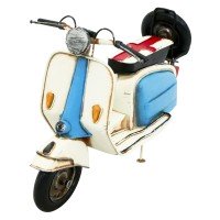 Kreatif Kraft Lambretta Style Scooter Hand Painted