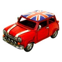 Kreatif Kraft Mini Cooper Hand Painted Metal Model