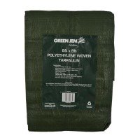 Green Jem Polyethylene Woven Tarpaulin 6' x 9'