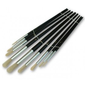 Toolzone 9pc Round Artist Brushes