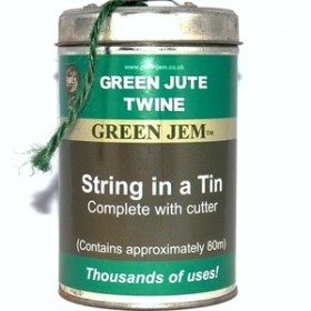 Green Jem String in a Tin