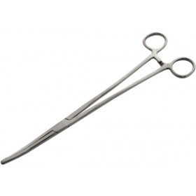 Am-Tech Stainless Steel Curved Forceps