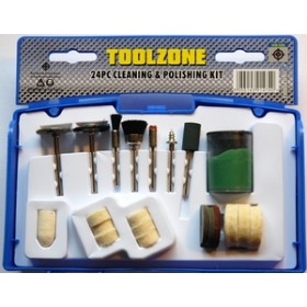 Toolzone 24pc Cleaning and Polishing Kit