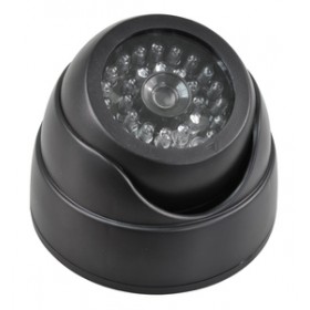 Rolson Dummy CCTV Camera with Constant Flashing Red LED