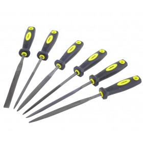 Rolson Six Piece Warding File Set with Rubber Cushion Grip