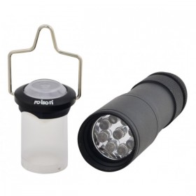 Rolson 9 LED Aluminium Lantern and Torch