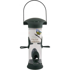 GREEN JEM SEED FLIP TOP FEEDER