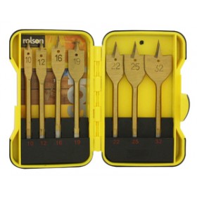 Rolson 7pc Flat Wood Bit Set