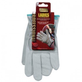 Kingfisher Ladies Leather Working Gloves Small