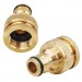 Green Jem Brass 1/2" - 3/4" Threaded Tap Connector and Reducer