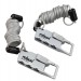 Rolson 2pc Combination Wire Cable Luggage Lock